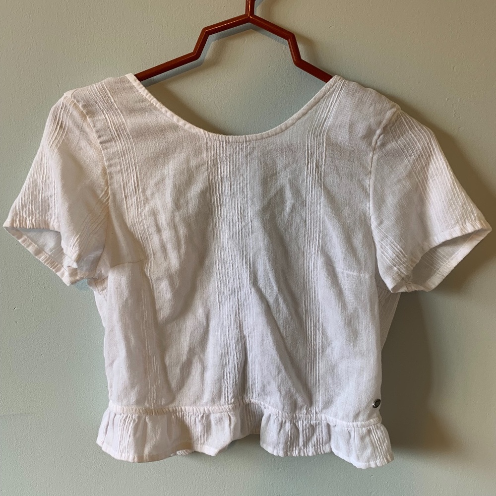 Roxy Ghost Away White Top Size Small